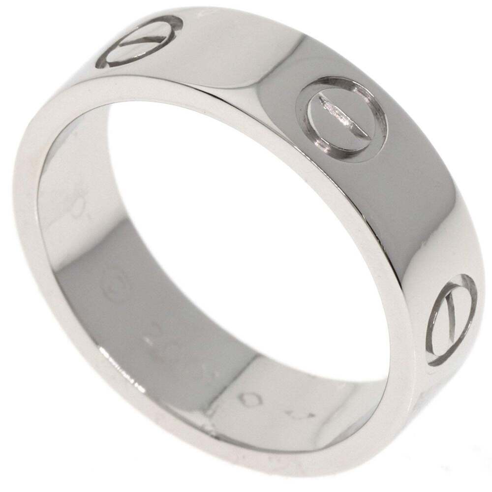 CARTIER Silver Love Ring #53